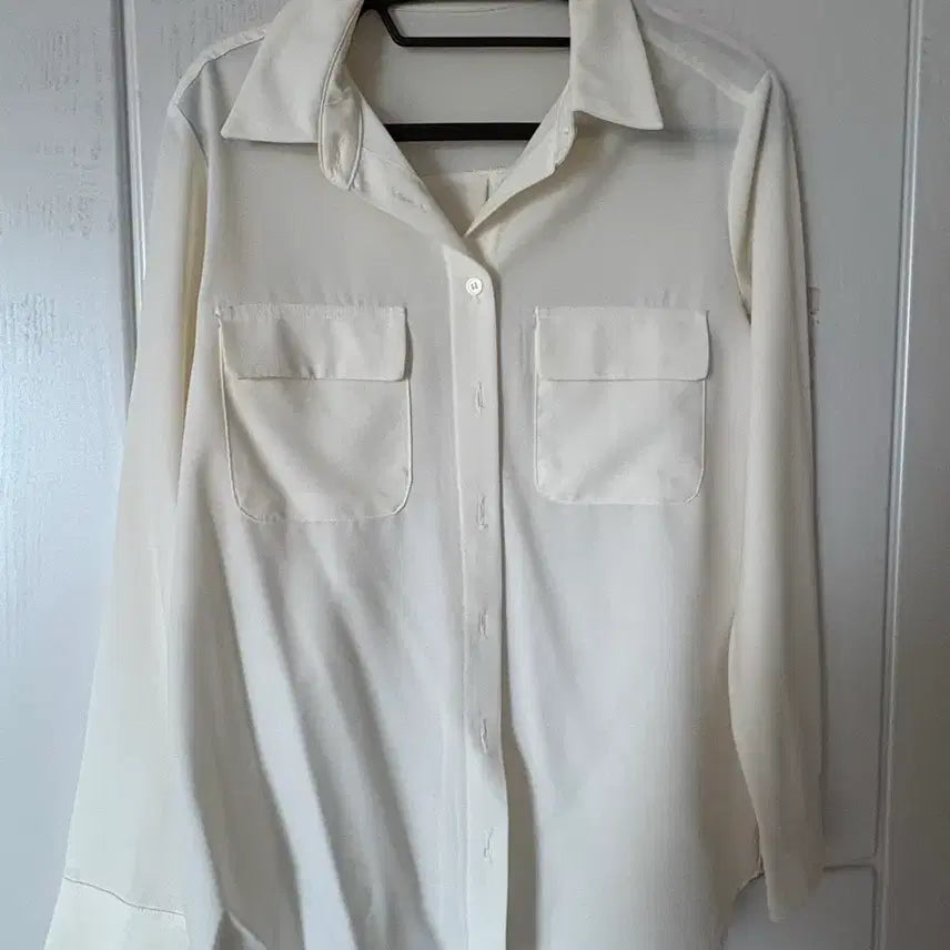[BUNJANG] Ivory Black Shirt / 아이보리 블랙 셔츠 새상품