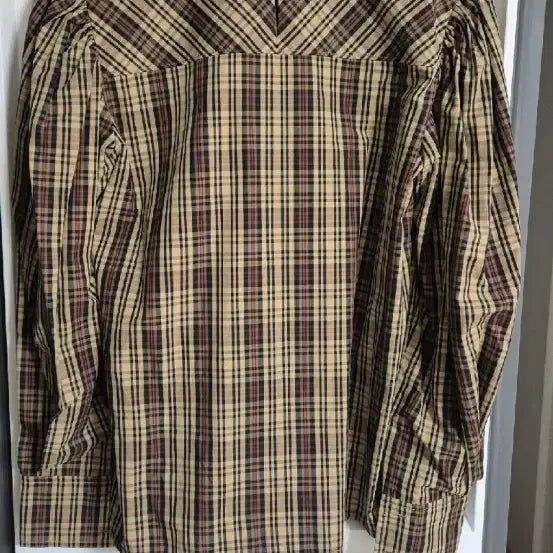 [SOLD OUT] (새옷)한섬 랑방 체크 블라우스