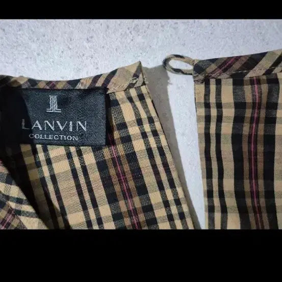 [SOLD OUT] (새옷)한섬 랑방 체크 블라우스