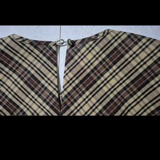 [SOLD OUT] (새옷)한섬 랑방 체크 블라우스