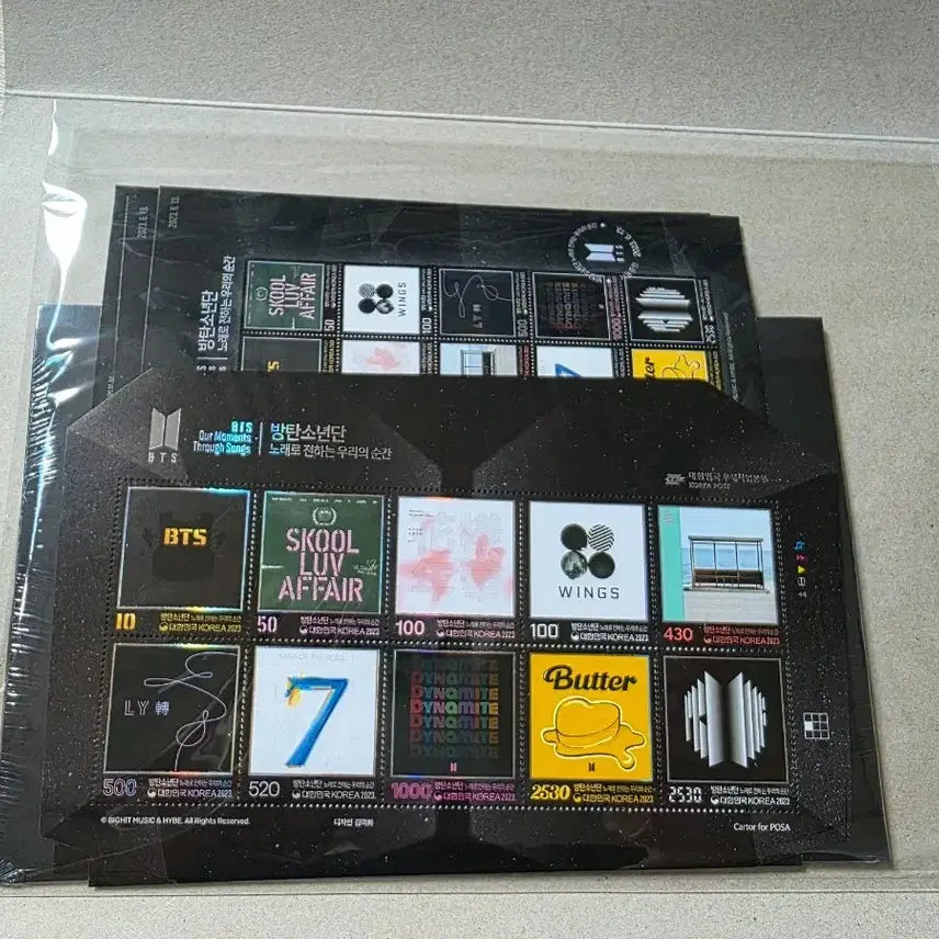 [BUNJANG] BTS Stamp Set / BTS 방탄소년단 우표