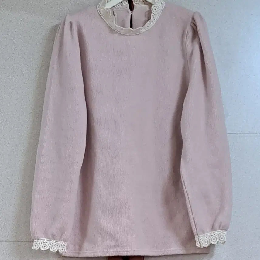 [BUNJANG] Pink Puff Frill Top / (새상품)퍼프 프릴