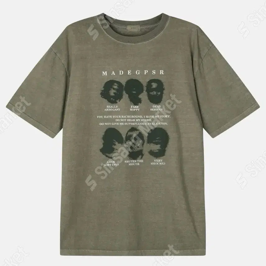 [BUNJANG] Pigment Short Sleeve T-shirt / 피그먼트 반팔티(새상품)