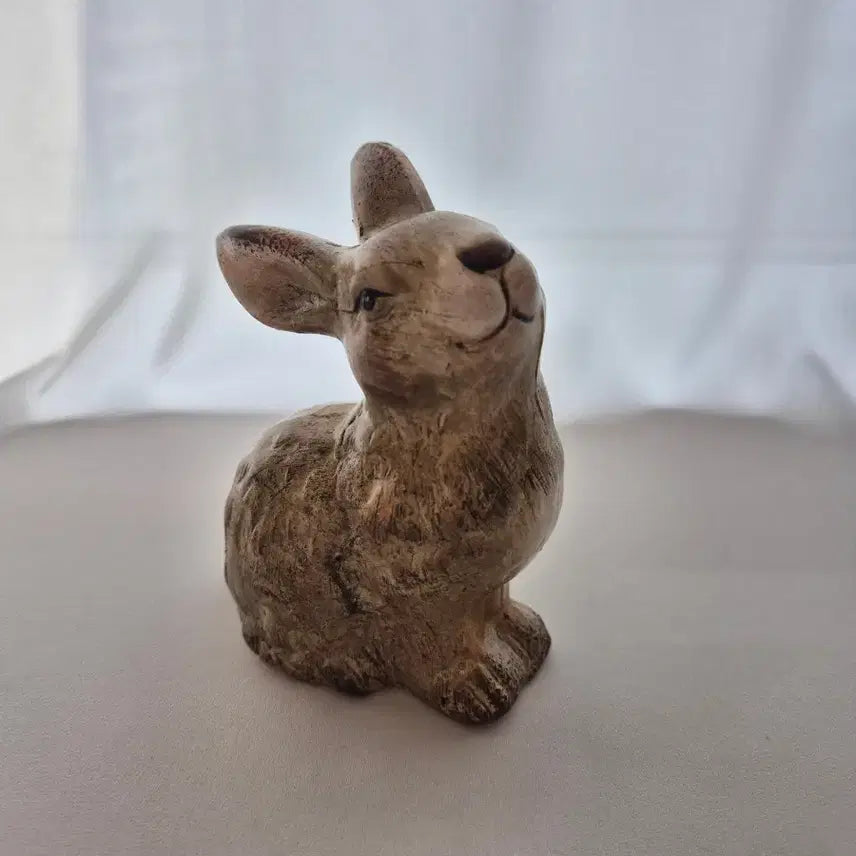 [BUNJANG] Vintage Ceramic Rabbit Figurine / A937 빈티지 세라믹 토끼 오브제