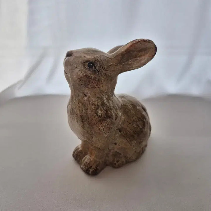 [BUNJANG] Vintage Ceramic Rabbit Figurine / A937 빈티지 세라믹 토끼 오브제