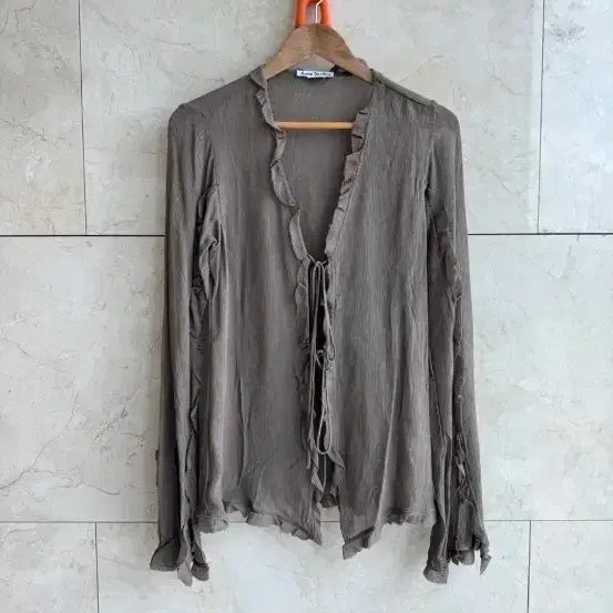 [BUNJANG] Acne Studios Frill Bohemian Cardigan / 아크네 스튜디오 프릴 보헤미만 가디건