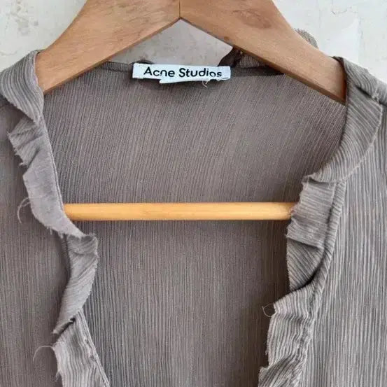 [BUNJANG] Acne Studios Frill Bohemian Cardigan / 아크네 스튜디오 프릴 보헤미만 가디건