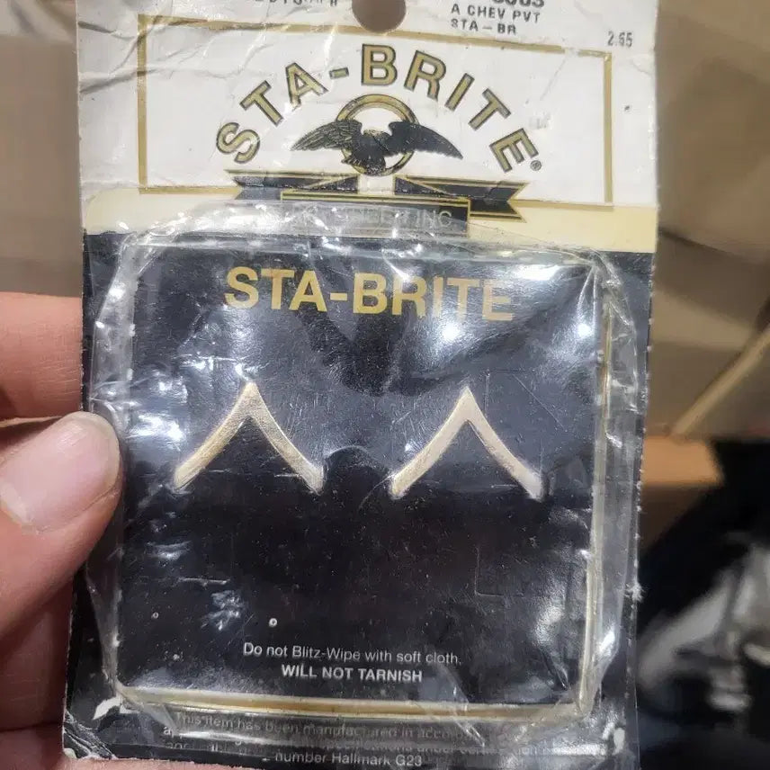 [BUNJANG] STA-BRITE Private Rank Insignia / STA-BRITE 이등병 계급장 새상품