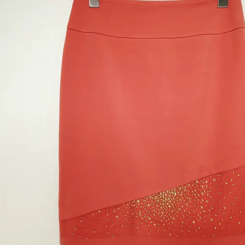 [BUNJANG] Misha Jewel Point Asymmetric 55 Skirt / 미샤 쥬얼포인트 언밸런스 55 스커트 핑크