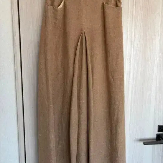 [BUNJANG] Auralee Linen Beige Long Skirt / 오라리 린넨  베이지 롱 스커트