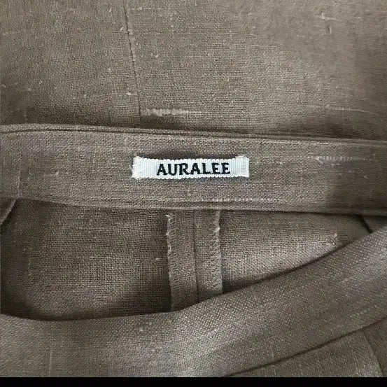 [BUNJANG] Auralee Linen Beige Long Skirt / 오라리 린넨  베이지 롱 스커트