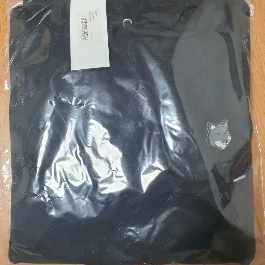 [BUNJANG] Maison Kitsune Fox Patch Black Hoodie / 메종키츠네 폭스 블랙 후드티m