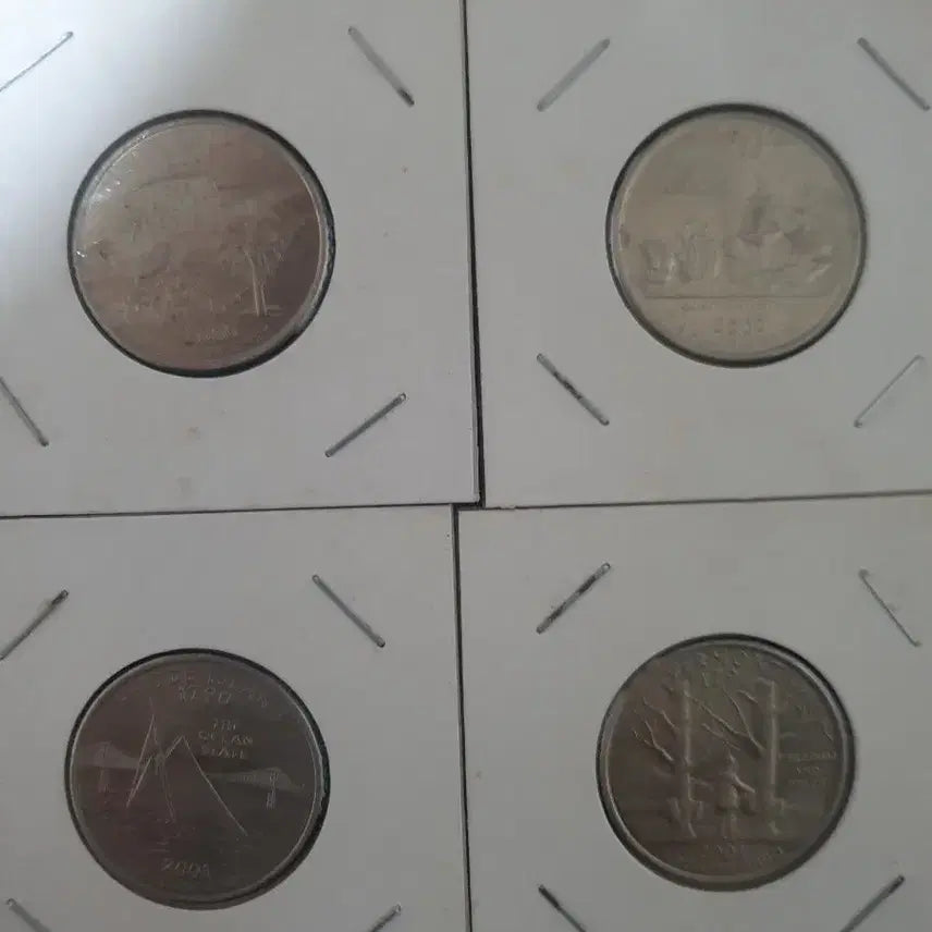 [SOLD OUT] 미국50주  쿼터 동전 컬렉션 14개 일괄