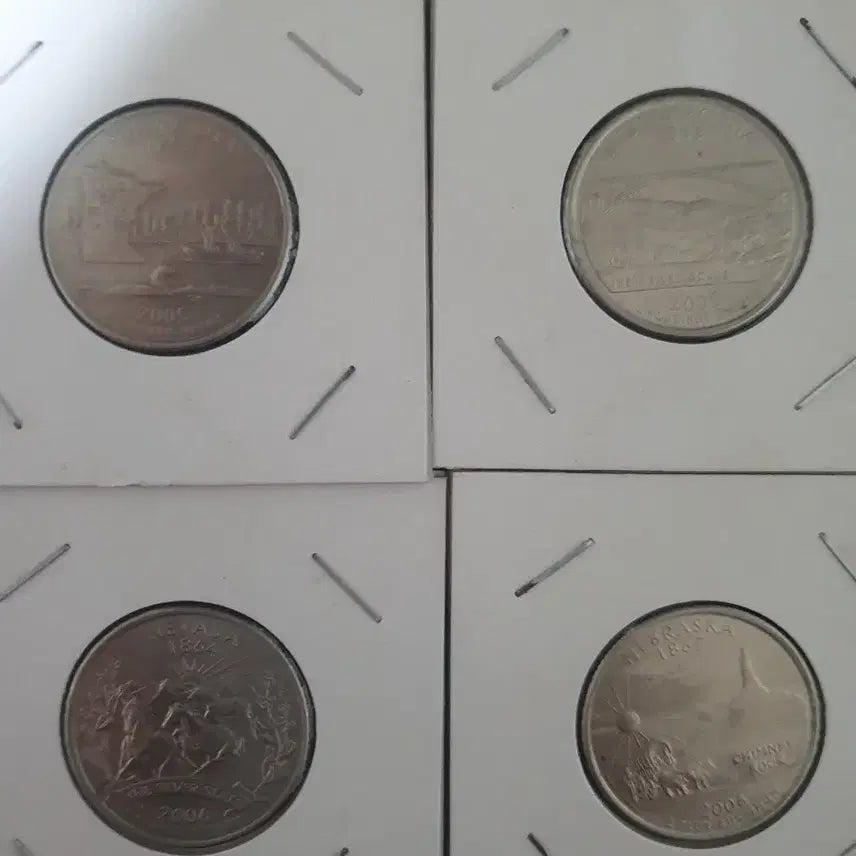[SOLD OUT] 미국50주  쿼터 동전 컬렉션 14개 일괄