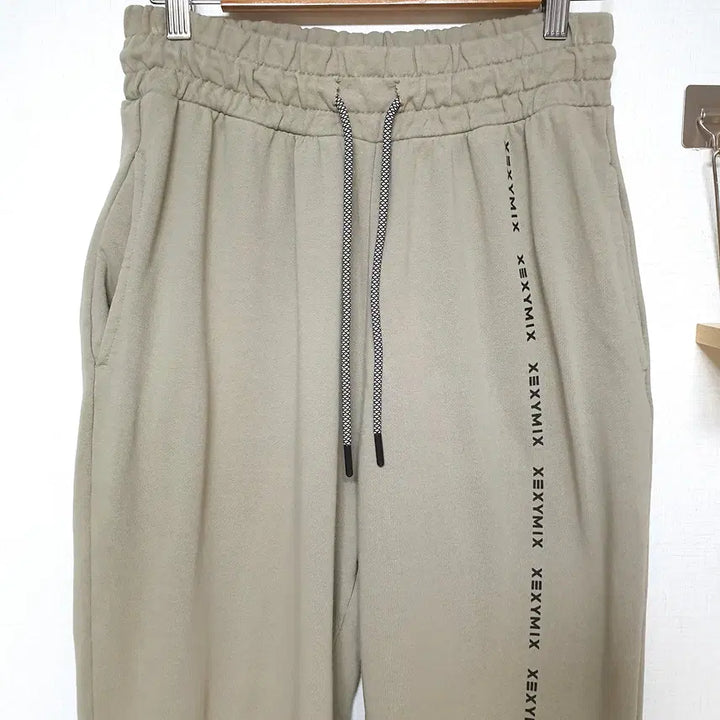 [BUNJANG] Xexymix Lettering Training Jogger Pants (Khaki) - Size L / 젝시믹스 21SS 레터링 트레이닝 조거팬츠 77 카키 L