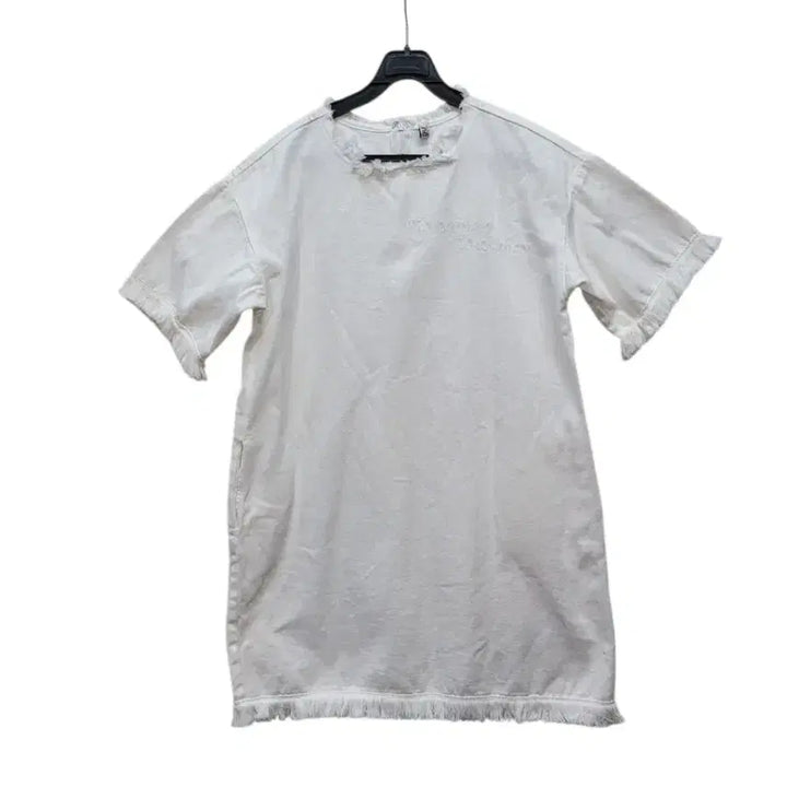 [BUNJANG] GU White Midi Dress / 브랜드 GU 면100퍼 화이트 미디길이 원피스