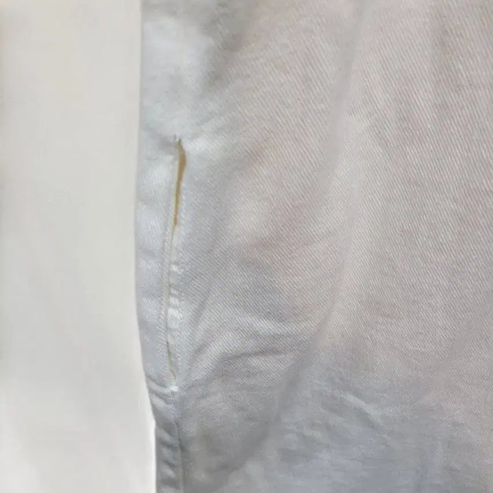 [BUNJANG] GU White Midi Dress / 브랜드 GU 면100퍼 화이트 미디길이 원피스
