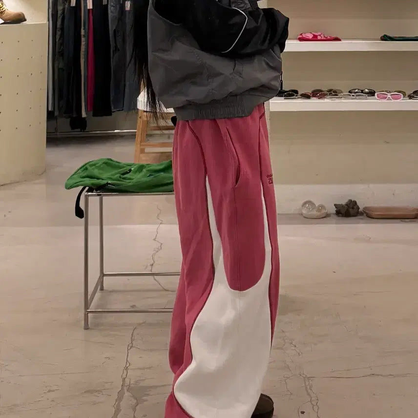 [BUNJANG] Ames Worldwide Symbol Logo Sweatpants U1184 / 아메스 월드와이드 심볼로고 스웻팬츠 U1184
