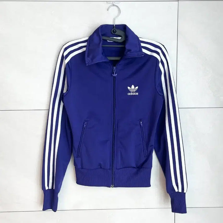 [BUNJANG] Adidas Firebird Track Jacket Purple [XS] / 아디다스 딱붙핏 파이어버드 져지 퍼플 [XS]