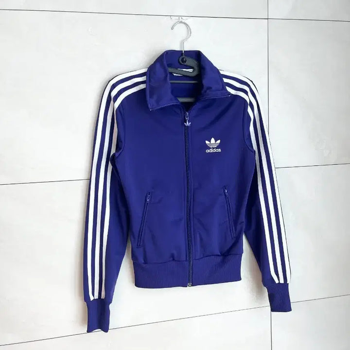 [BUNJANG] Adidas Firebird Track Jacket Purple [XS] / 아디다스 딱붙핏 파이어버드 져지 퍼플 [XS]