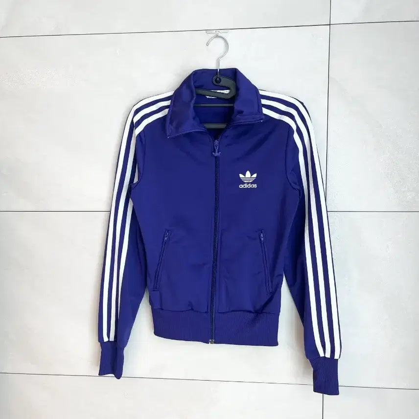 [BUNJANG] Adidas Firebird Track Jacket Purple [XS] / 아디다스 딱붙핏 파이어버드 져지 퍼플 [XS]