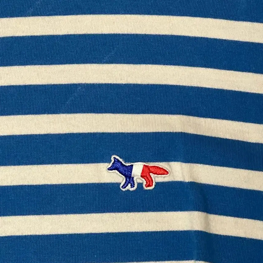[BUNJANG] Maison Kitsune Striped Long Sleeve T-shirt / 메종키츠네 스트라이프 긴팔 티셔츠