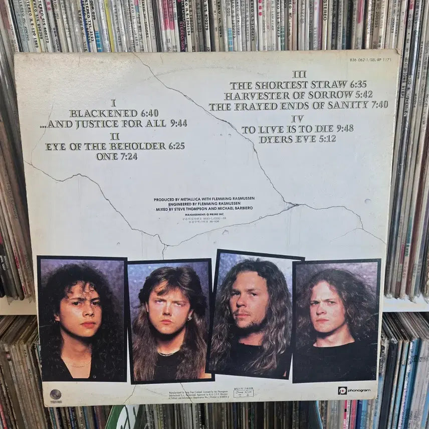 [BUNJANG] Metallica 2x LP Vinyl Record Set - Mint Condition / 메탈리카 LP판 2장 민트급