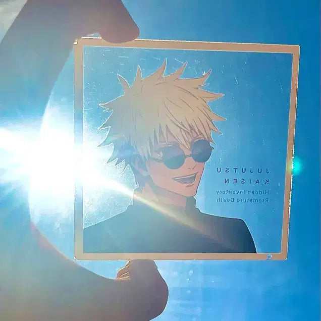 [BUNJANG] Jujutsu Kaisen Gojo Satoru Acrylic Coaster / 정품) 주술회전 고죠 사토루 회옥옥절 아크릴 코스터