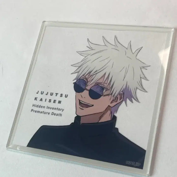 [BUNJANG] Jujutsu Kaisen Gojo Satoru Acrylic Coaster / 정품) 주술회전 고죠 사토루 회옥옥절 아크릴 코스터