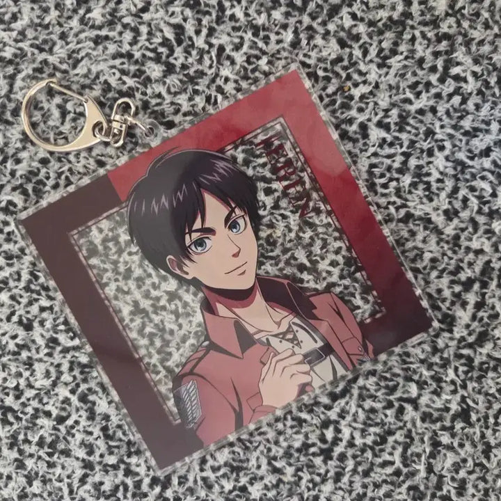 [BUNJANG] Attack on Titan Eren Acrylic Keyring / 진격의 거인 에렌 아크릴 키링