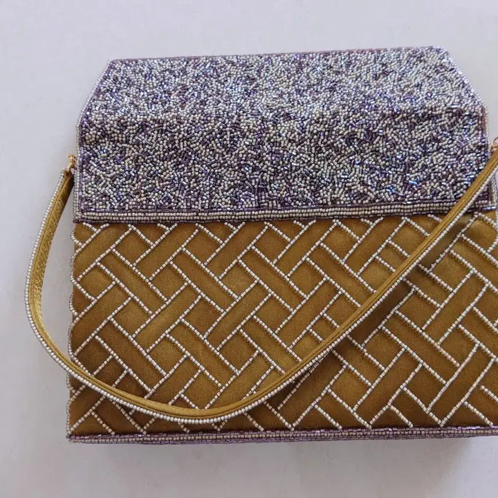 [BUNJANG] Handmade French Beaded Tote Bag / 프랑스 비즈 토트백