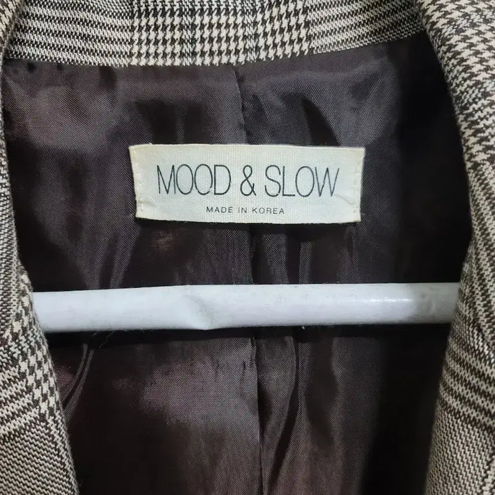 [SOLD OUT] WOOD&amp;SLOW 체크 자켓 브라운