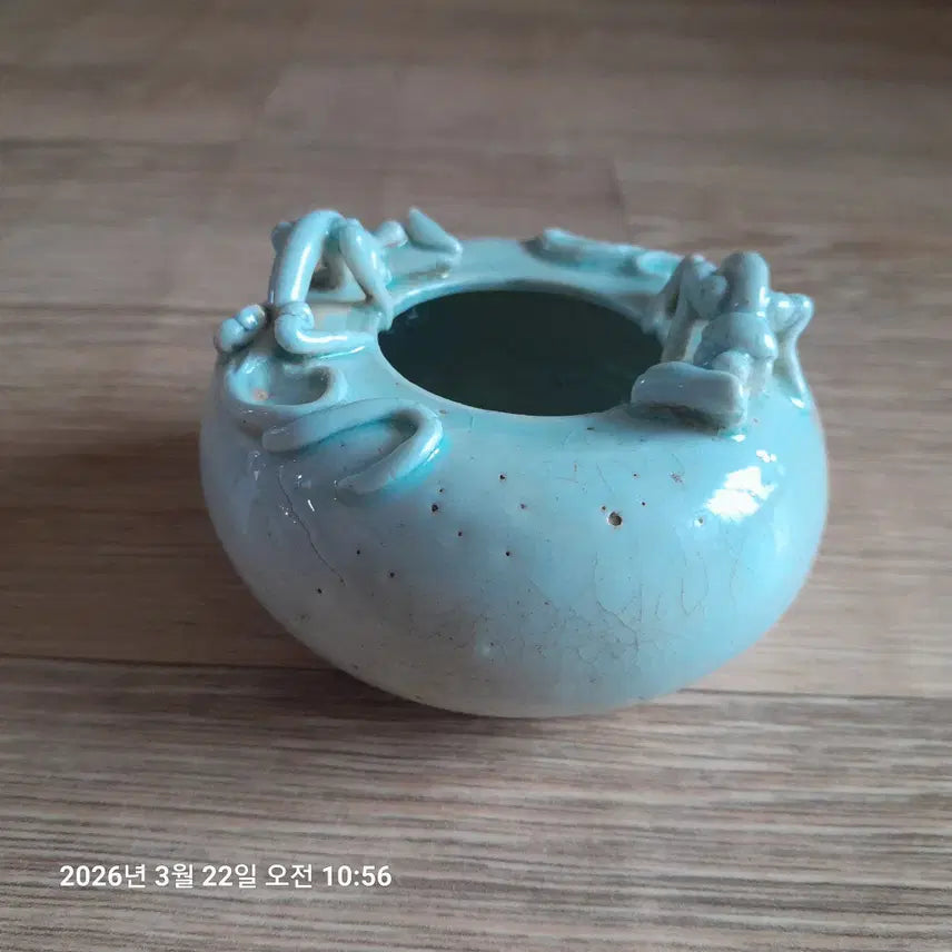 [BUNJANG] White Porcelain Dragon Motif Brush Washer / 백자용문필세