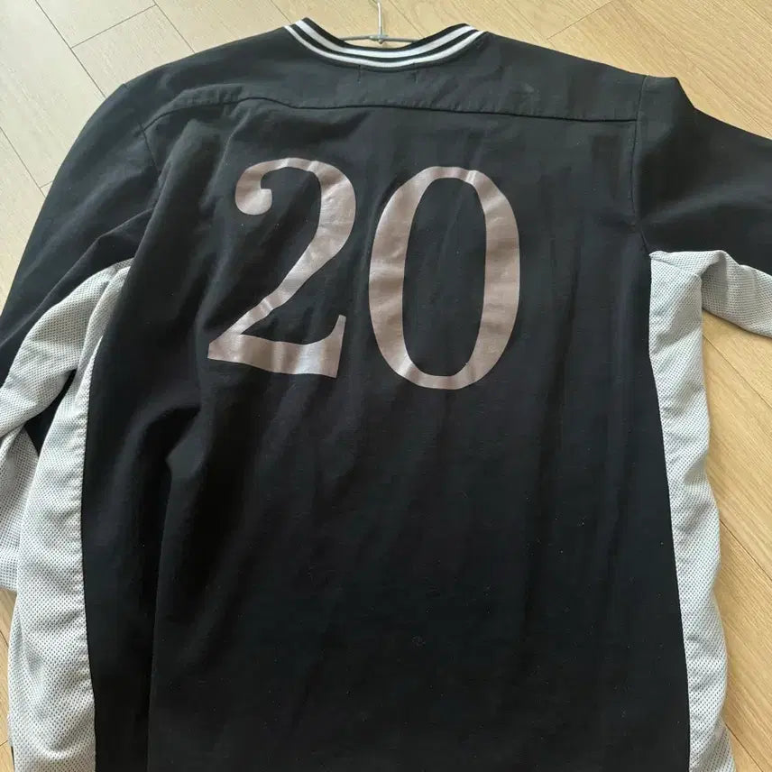 [BUNJANG] 2000 Archive Oversized Rugby T-Shirt - Black / 2000아카이브 오버사이즈 럭비티 블랙