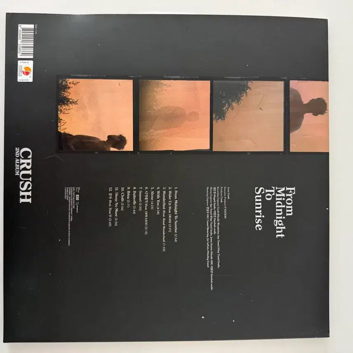[BUNJANG] Crush Vol. 2 LP Unused New Product / 크러쉬 2집 LP 미사용 새상품