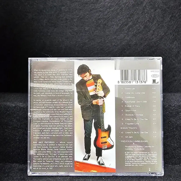 [BUNJANG] Jaco Pastorius Debut Album CD / 자코 파스토리우스 Jaco Pastorius CD 음반
