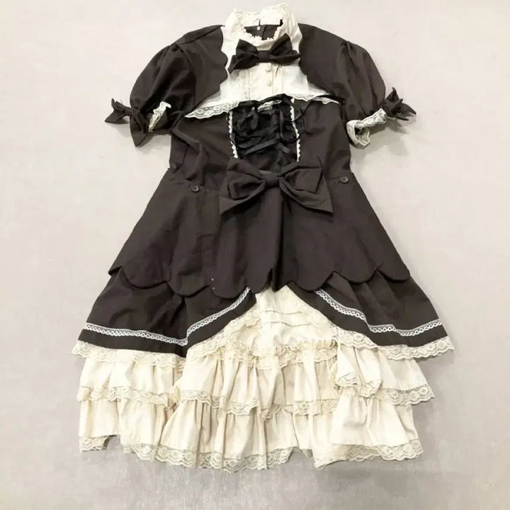 [BUNJANG] Bodyline Lolita Corset Dress / 바디라인 로리타원피스 양산형 지뢰계 코르셋빈티지핀터깔리즈리사