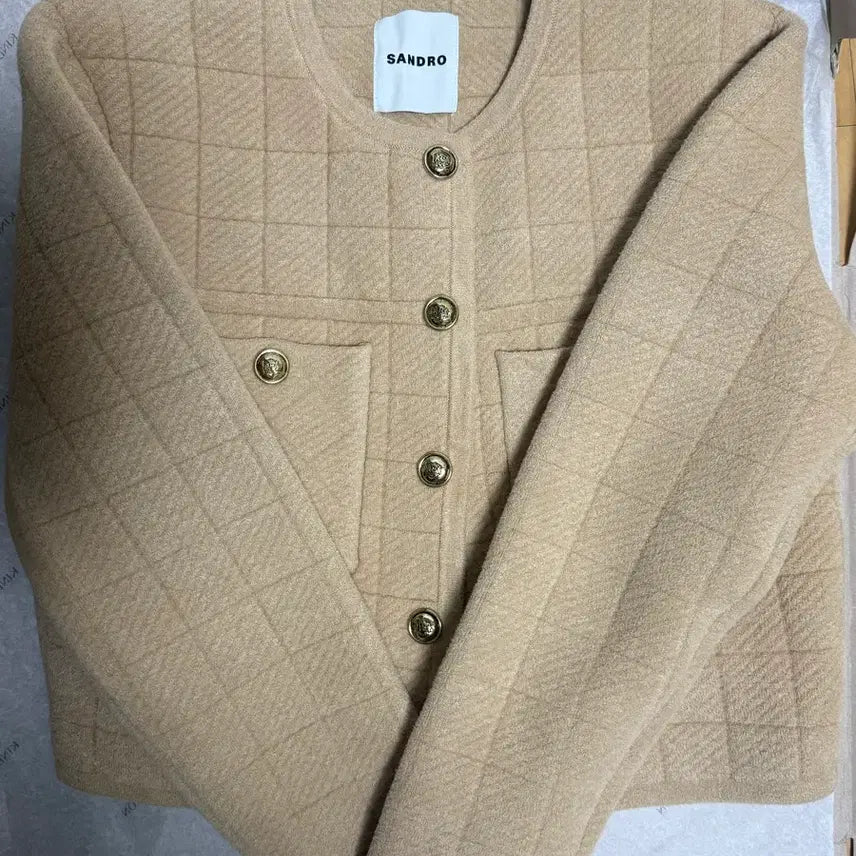 [BUNJANG] Sandro Tweed Jacket / 산드로 트위드 자켓