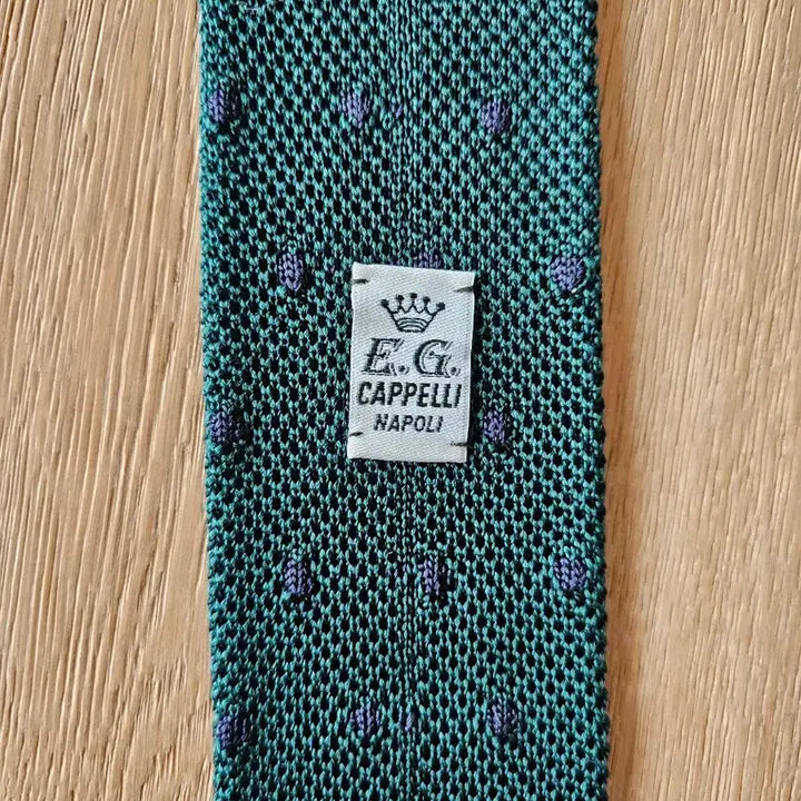 [BUNJANG] E.G. Capelli Silk Knit Tie / 이탈리아 나폴리 공방제작 E.G. Capelli 넥타이