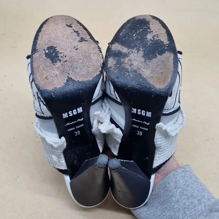 [BUNJANG] MSGM Heels Slippers 240 / MSGM  힐 슬리퍼 240 굽11