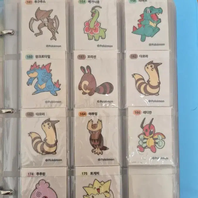 [BUNJANG] Pokemon Tteokbokki Stickers / 포켓몬 띠부실 판매합니다