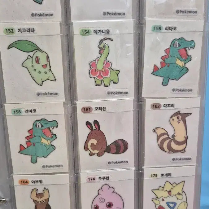 [BUNJANG] Pokemon Tteokbokki Stickers / 포켓몬 띠부실 판매합니다