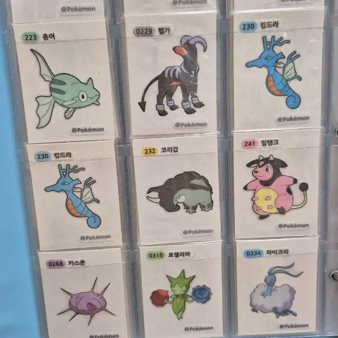[BUNJANG] Pokemon Tteokbokki Stickers / 포켓몬 띠부실 판매합니다