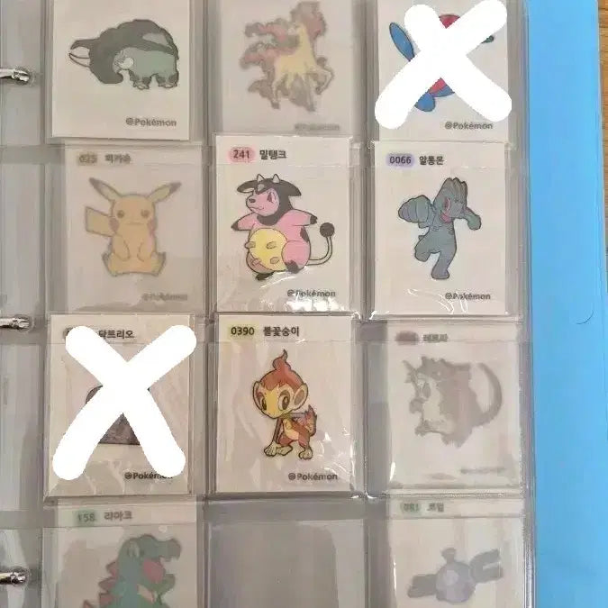 [BUNJANG] Pokemon Tteokbokki Stickers / 포켓몬 띠부실 판매합니다