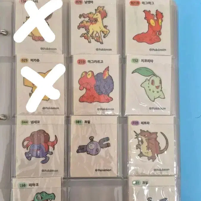 [BUNJANG] Pokemon Tteokbokki Stickers / 포켓몬 띠부실 판매합니다
