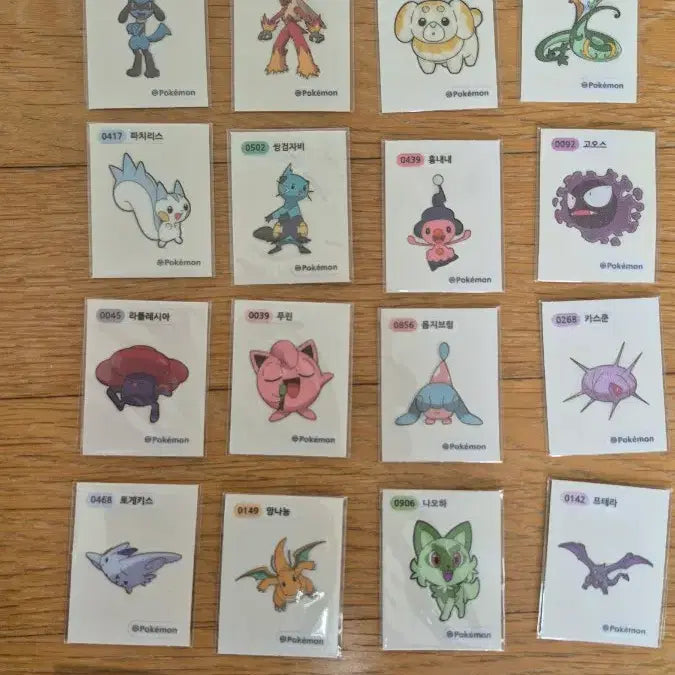 [BUNJANG] Pokemon Tteokbokki Stickers / 포켓몬 띠부실 판매합니다