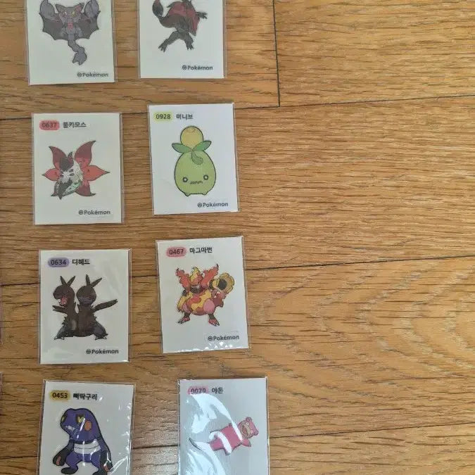 [BUNJANG] Pokemon Tteokbokki Stickers / 포켓몬 띠부실 판매합니다