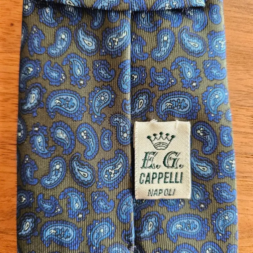 [BUNJANG] E.G. Capelli Napoli Handmade Necktie / 이탈리아 나폴리 공방제작 E.G.Capelli 넥타이