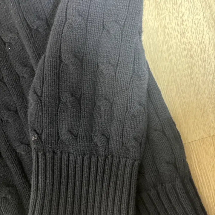 [BUNJANG] Polo Ralph Lauren Cable Knit Navy Sweater / 폴로 랄프로렌 케이블 니트 네이비 보이즈 xl