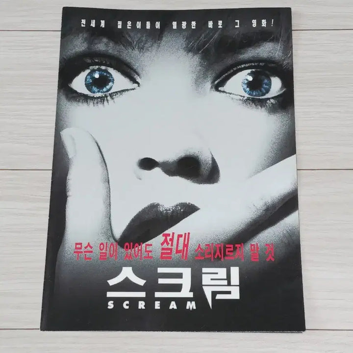 [BUNJANG] Scream 1 (1999) Movie Flyer / (3단)니브켐벨 드류베리모어 데이빗아퀘트 스크림1(1999년)전단지